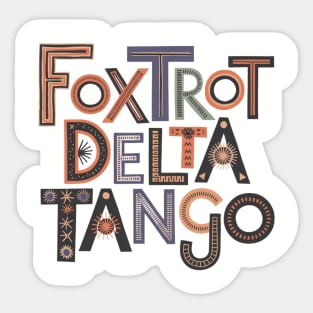 Foxtrot-Delta-Tango Sticker